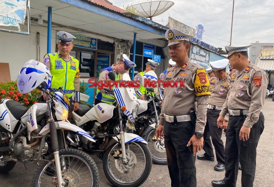 Kesiapan Sat Lantas Polres Muara Enim Dalam Menghadapi Mudik Lebaran 2024