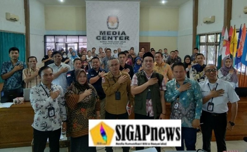 KPU Muara Enim: Rapat Pleno Terbuka Rekapitulasi DPS Pemilu 2024 Digelar Secara Berjenjang