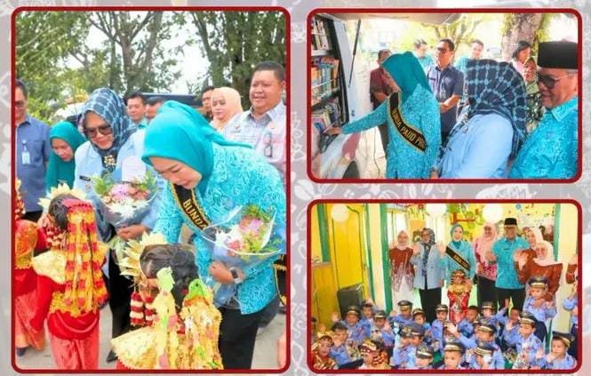 Kriya dan Wastra Unggulan Muara Enim Pukau Ketua TP PKK Sumsel