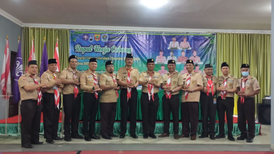 Kwarcab Gerakan Pramuka Muara Enim Adakan Rakercab Tahun 2022