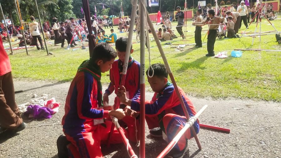 Kwartir Ranting Lawang Kidul Gelar Perlombaan Dalam Rangka Perata 2022