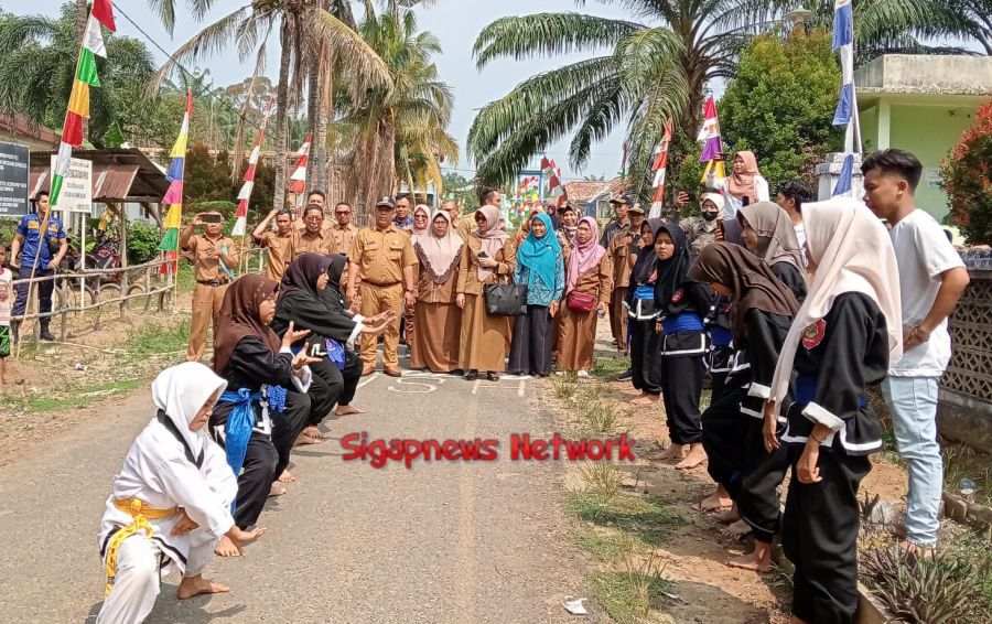 Lomba desa Tingkat Kabupaten Muara Enim Digelar di desa Sumaja Makmur