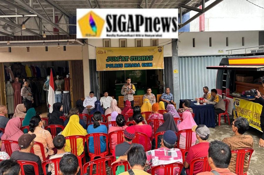 Melalui Jumat Curhat, Kapolres Muara Enim Dengarkan Keluhan Warga