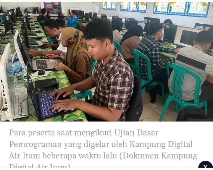 Membangun Talenta Digital, Kampung Digital Air Itam Mengukir Masa Depan Cerah Kabupaten PALI