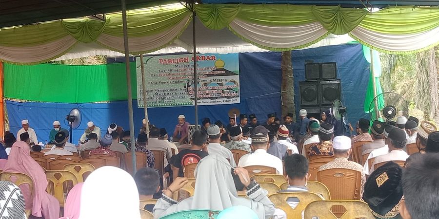 Peringati Isra' Mi'raj dan Peletakan Batu Pertama Pembangunan Mushola Sumaja Makmur