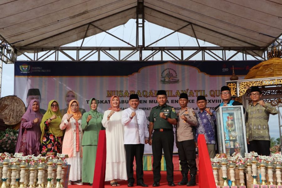 MTQ XXXVIII Kabupaten Muara Enim 2022 di Empat Petulai Dangku Resmi Dibuka