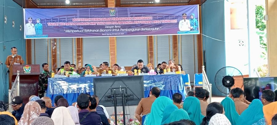 Musrenbang di Kec. Rambang Niru Bersama Anggota DPRD Kab. Dapil 2 TA 2025