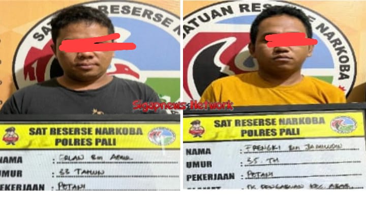Nasib Lagi Kurang Beruntung, Menunggu Pembeli Dua Lelaki Diringkus Polres PALI Ada Apa?