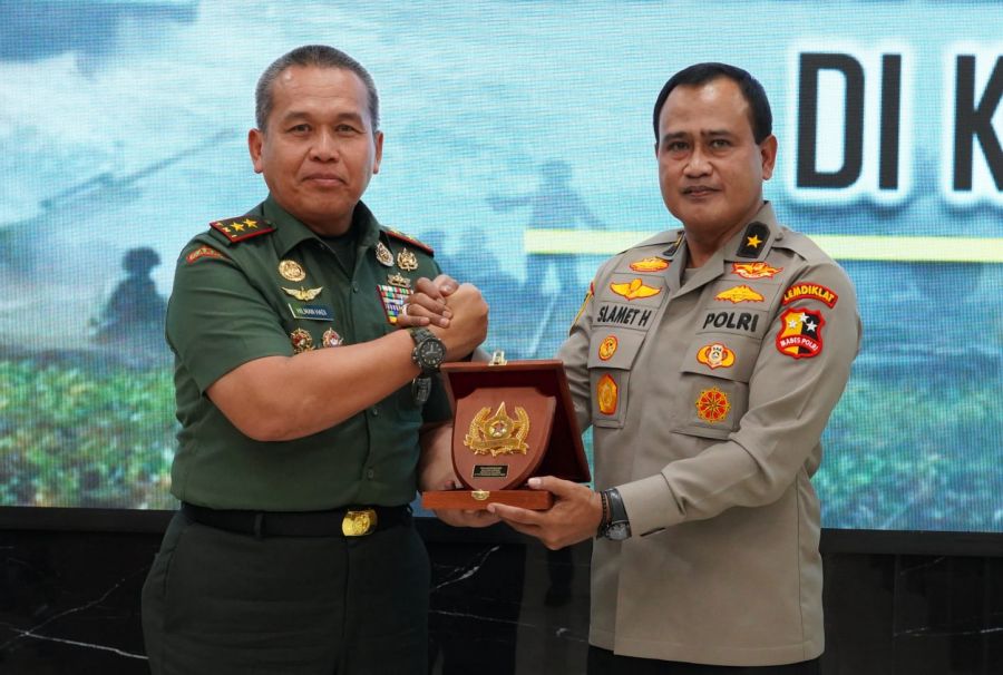 Pangdam II/SWJ Terima Kunjungan PKDN Sespimti Polri TA 2023