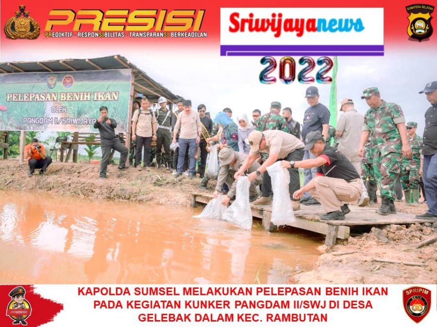 Pangdam ll/Swj Bersama Kapolda Sumsel Kunker Ke Desa Gelebak