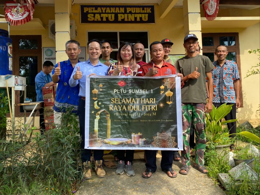 Peduli Sosial PT. SGLPI Salurkan Beras Di Lima Desa Ring 1 Wilayah PLTU Sumsel 1