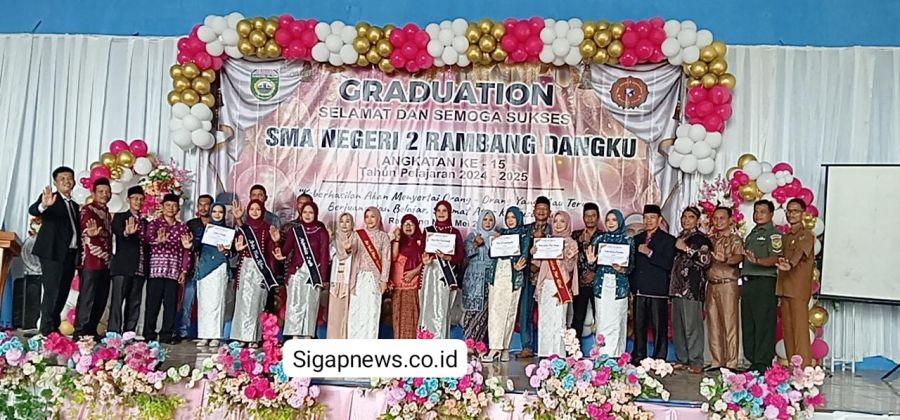 Pelepasan Siswa/i SMAN 2 Rb Dangku, 4 Siswi Mendapatkan Kelulusan Perguruan Tinggi Jalur SNBP