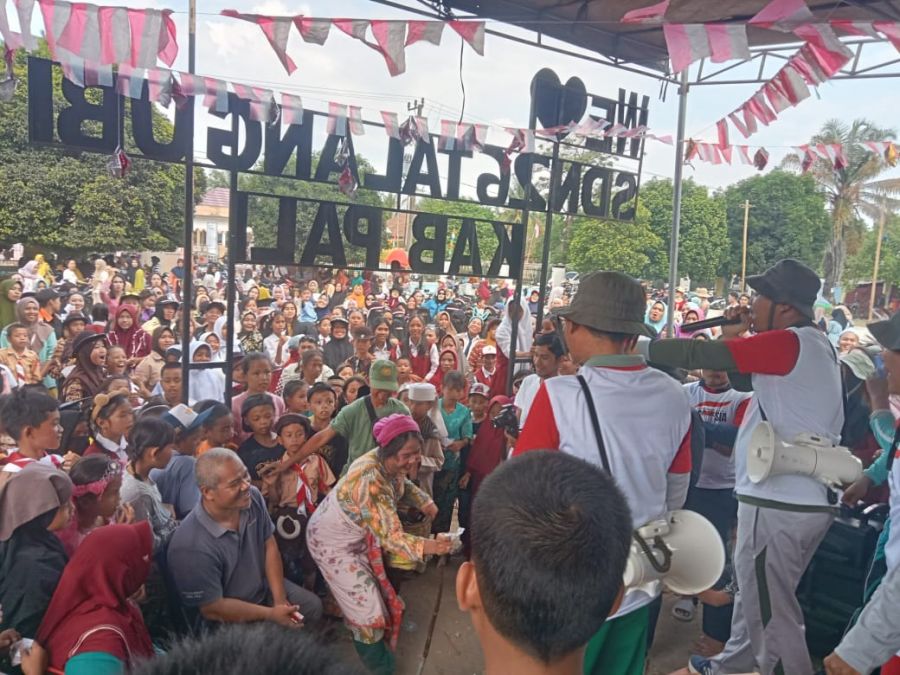 Pemdes Panta Dewa Pali Adakan Lomba Karnaval Dengan Bermacam Hadiah Menarik