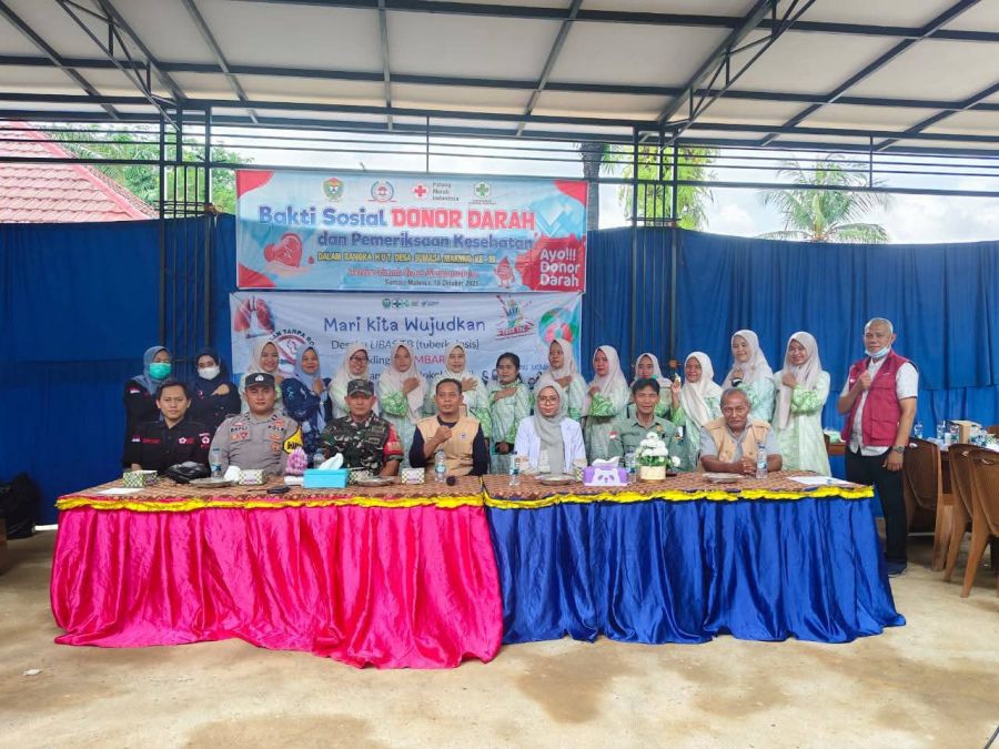 Pemdes Sumaja Makmur Gelar Baksos Donor Darah, Kades Harap Bisa Bermanfaat Bagi Masyarakat