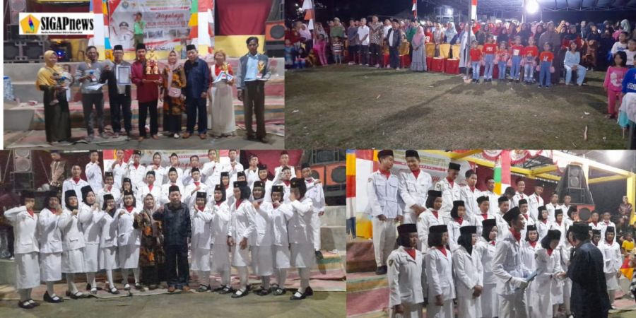 Pemdes Sumaja Makmur Sukses Gelar Malam Puncak HUT RI Ke - 78 Berakhir Pembagian Hadiah