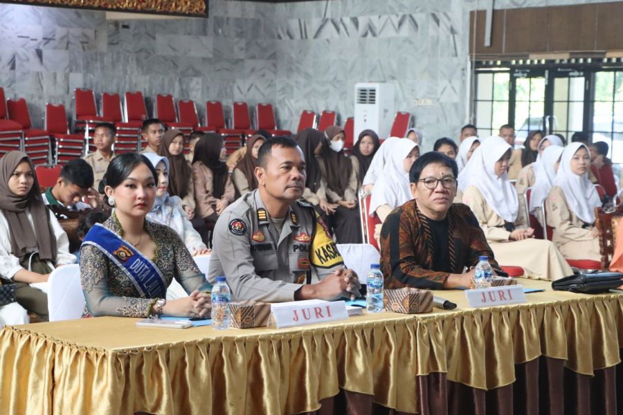 Pemilihan Duta Lalu Lintas Tahun 2024 yang Digelar Polres Muara Enim