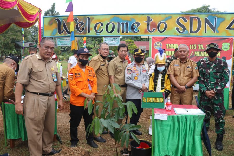Dukung Program TMMD ke 113 Kodim 0495/Muara Enim, Pemkab Muara Enim Alokasikan Dana Rp. 1,9 Miliar