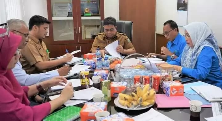 Pemkab Muara Enim Gelar Rapat Monitoring dan Evaluasi Kinerja PDAM Lematamg Enim