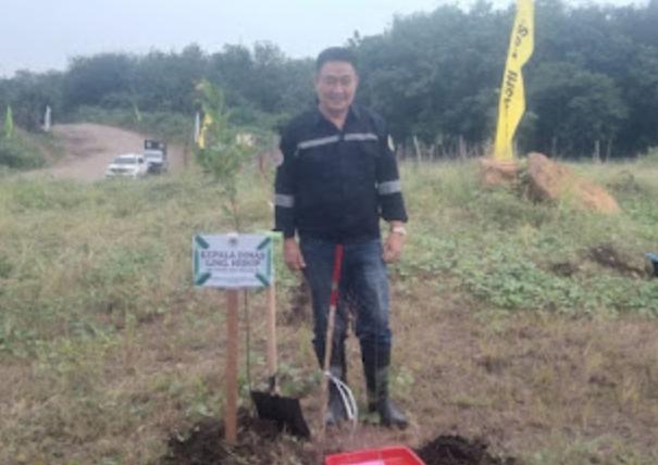 Penanaman Serentak Bersama DLH PALI dan Dinas Kehutanan Sumsel