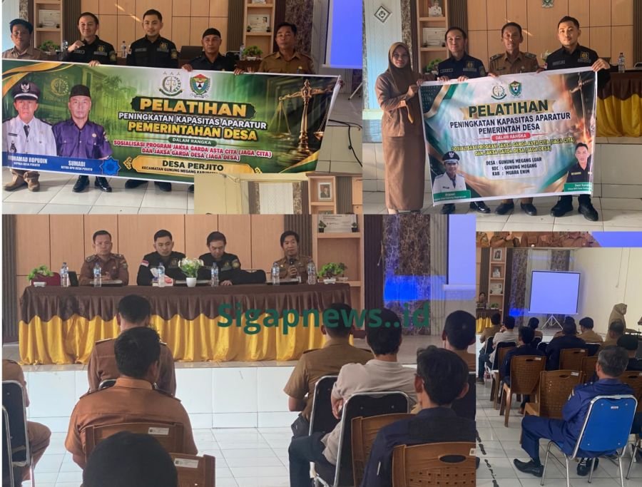 Penerangan Hukum Jaksa Garda Desa Se Kecamatan Gunung Megang
