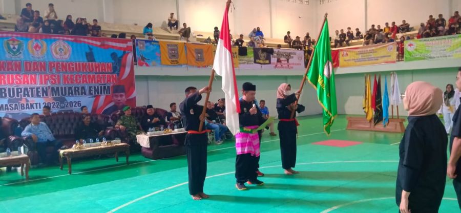 Pengurus IPSI Muara Enim Buka Festival Bupati Cup Th. 2022 Sekaligus Pelantikan Pengurus Kecamatan