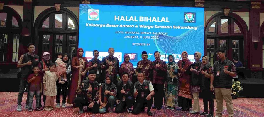Perkuat Persaudaraan, KJ Hadiri Halal Bihalal Antera & Warga Bumi Serasan Sekundang Se Jabodetabek