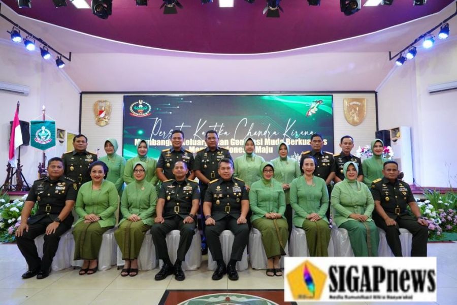 Peringati HUT Ke-77 Persit KCK PD II/Swj Gelar Syukuran