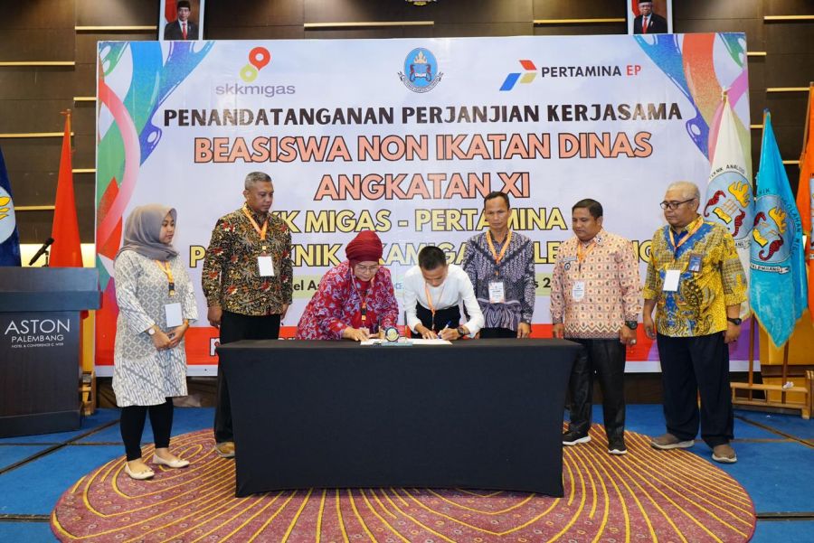 PHR Zona 4 Lakukan Penandatanganan Perjanjian Beasiswa dengan Politeknik Akamigas Palembang
