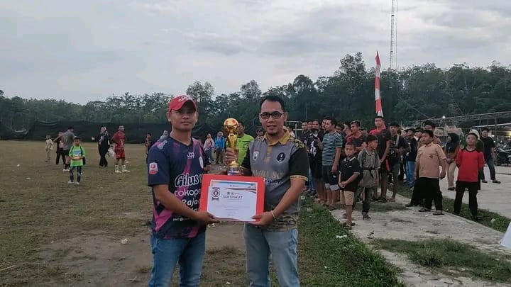 Piala HUT Desa Betung Barat Pali, Akhirnya Finish Juara 2 Untuk Team Mandiri Fc 