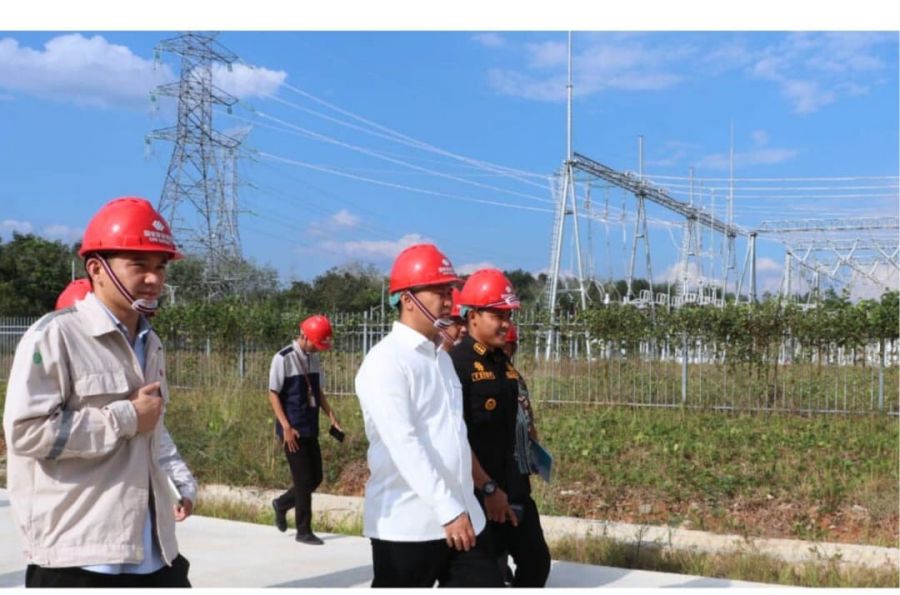 Pj. Bupati Didampingi Camat Rambang Niru Pantau dan Dorong Percepatan Operasional PLTU Sumsel 1