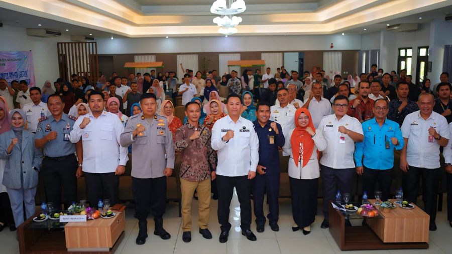 Pj. Bupati Luncurkan Desa Ramah Perempuan dan Peduli Anak, 50 Pasang Pengantin Baru Menginap Gratis