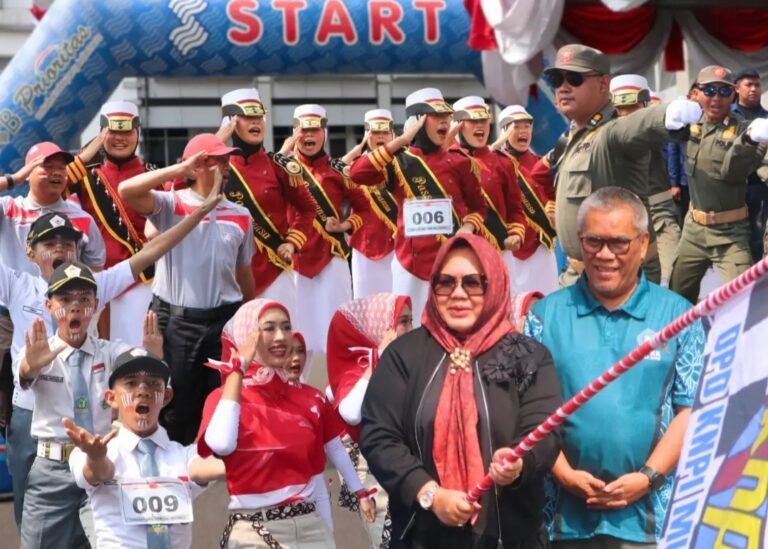 Plt Bupati Muara Enim Lepas Lomba Gerak Jalan
