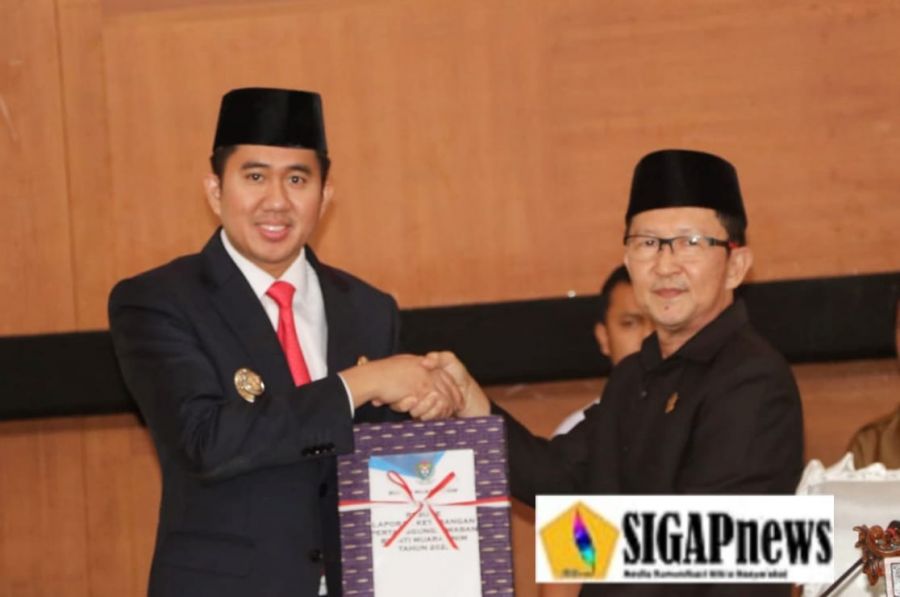 Plt. Bupati Muara Enim Sampaikan Laporan Keterangan Pertanggungjawaban (LKPJ) 2022