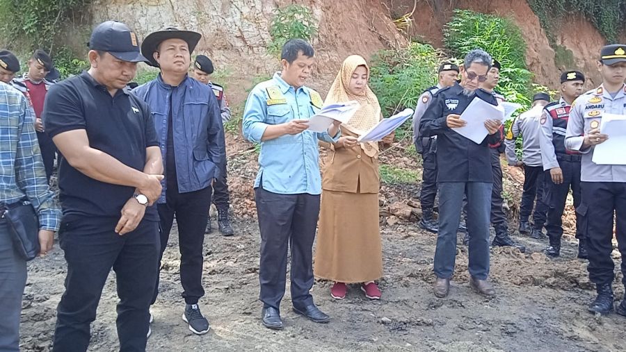 PN Muara Enim Gelar Eksekusi Kasus Perkara Tanah di Karang Asam Tanjung Enim Selatan