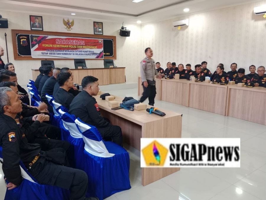 Polres Brebes dan Senkom Gelar Kegiatan Pertemuan Kemitraan Polri dengan Masyarakat