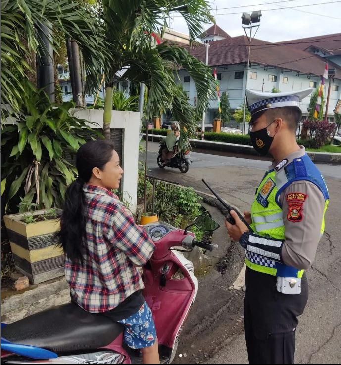 Polres Muara Enim: Edukasi Budaya Tertib Berlalulintas