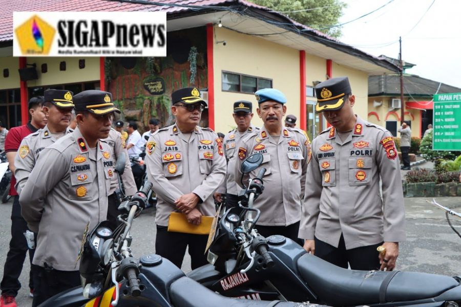 Polres Muara Enim Gelar Pemeriksaan Ranmor Dinas Jelang Pemilu 2024 Mendatang