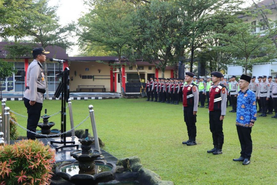 Polres Muara Enim Gelar Upacara Hari Kebangkitan Nasional Dengan Tema