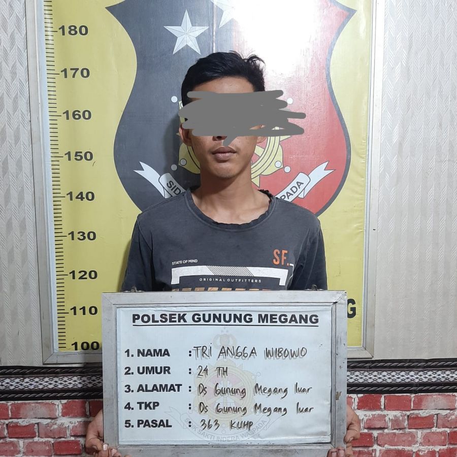Polres Muara Enim Polda Sumsel Berhasil Bekuk Pelaku Curat HP di Wilkum Polsek Gumeg