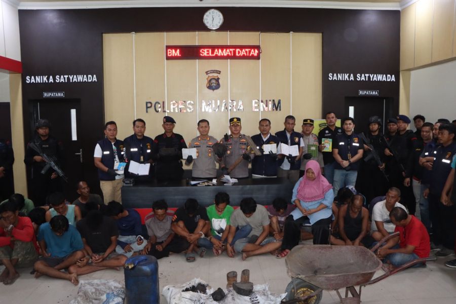Polres Muara Enim Sebagai Simbol Negara Hadir Menindak Tambang Batubara Ilegal 