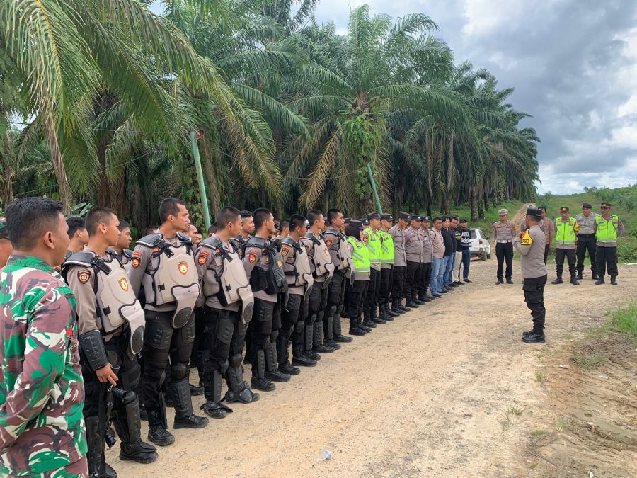 Polres PALI Lakukan Pengamanan Ketat terhadap Aksi Unjuk Rasa yang Dipimpin oleh Formas Buser