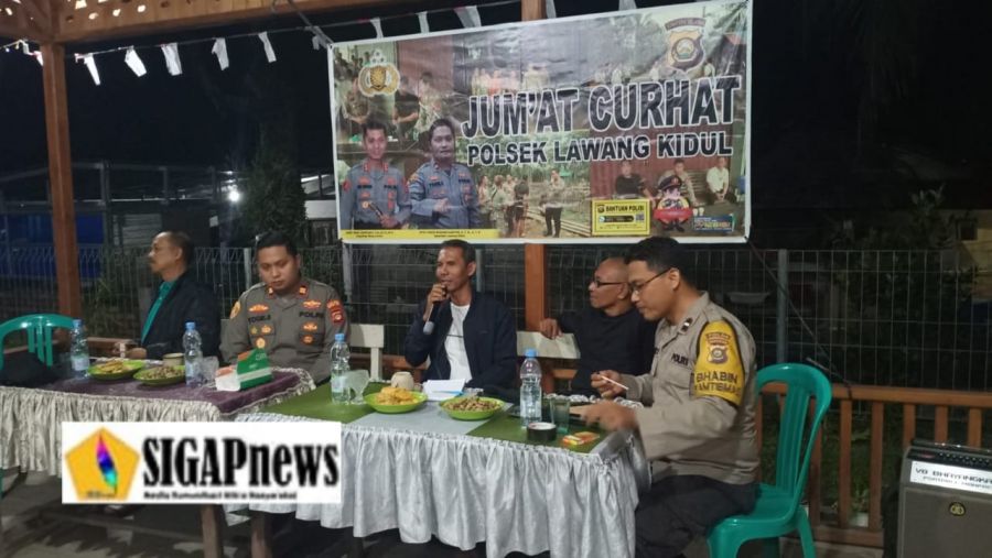 Polsek Lawang Kidul Gelar Jum'at Curhat Guna Mendekatkan Diri Dengan Masyarakat