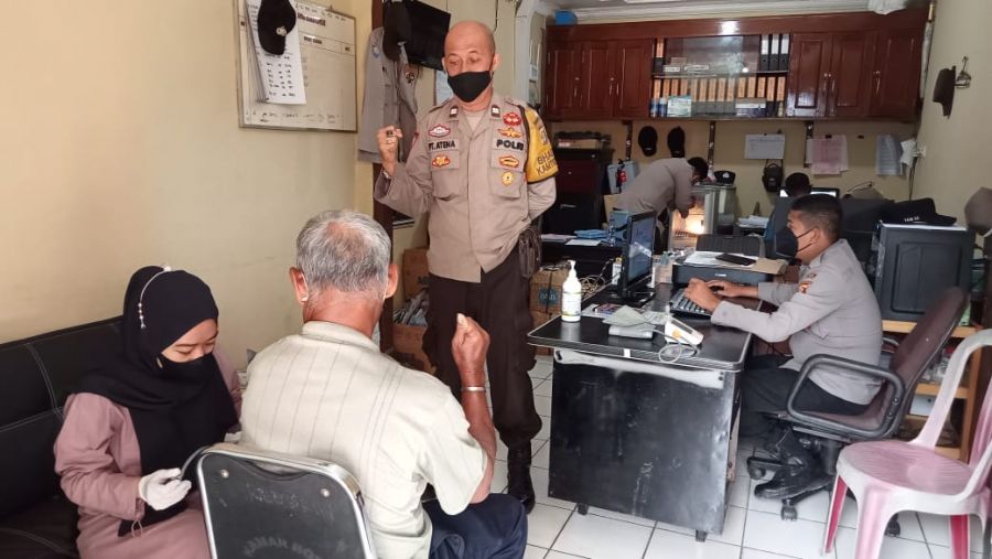 Polsek Lawang Kidul Terus Genjot Vaksinasi Masyarakat Umum