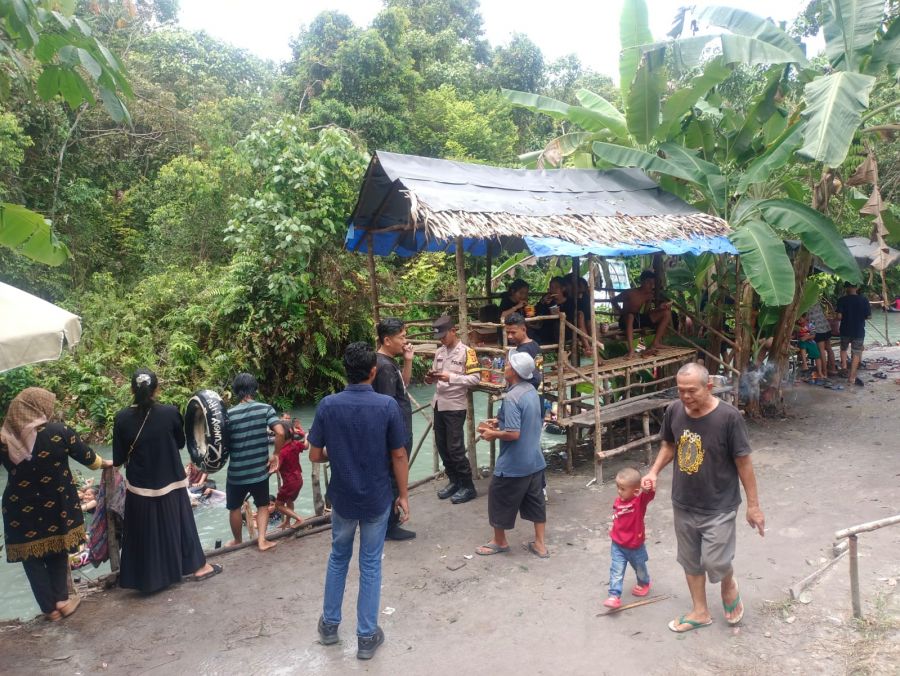 Polsek Penukal Abab Lakukan Kegiatan Monitoring di Tempat Wisata Paye Biru
