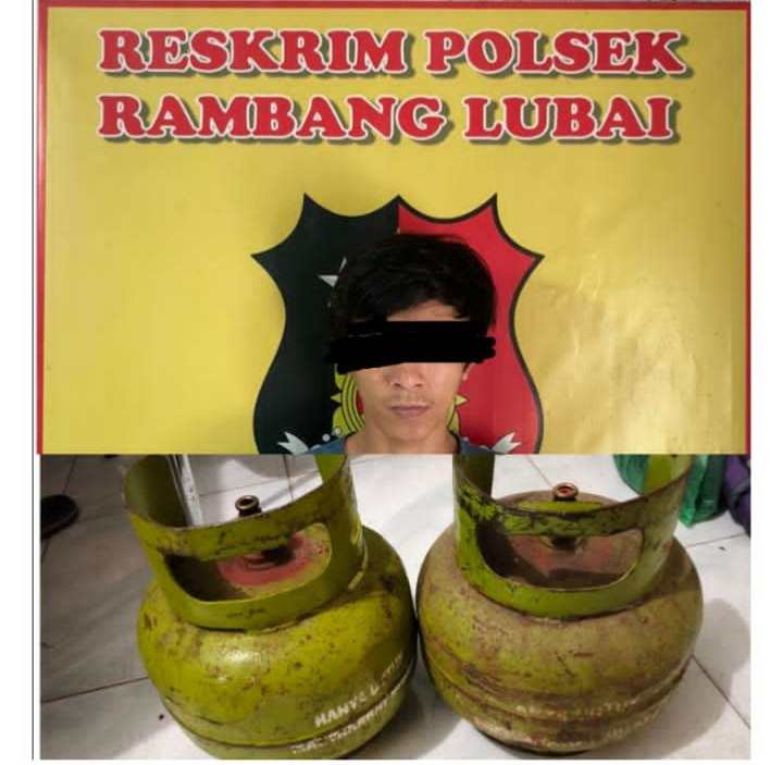 Polsek Rambang Lubai Berhasil Ungkap Kasus Pencurian Tabung Gas LPG di Desa Lecah