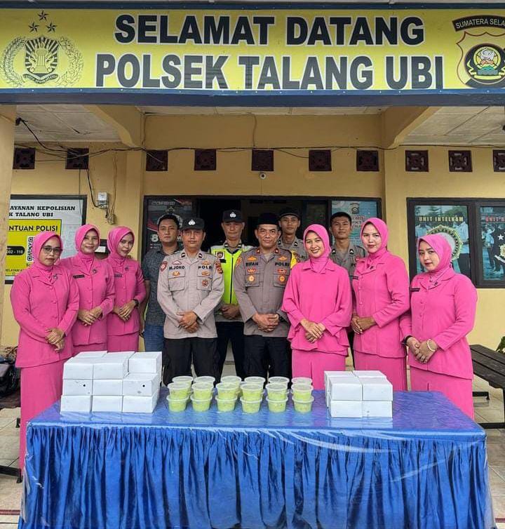 Polsek Talang Ubi Gelar Pembagian Takjil di Bulan Ramadhan 1445 H
