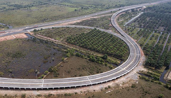 Progres Pembangunan Jalan Tol Trans Sumatera Ruas Simpang Indralaya - Muara Enim