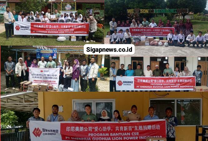 PT SGLP Indonesia PLTU Sumsel 1 Berikan Bantuan CSR Ke Lima Desa Ring 1