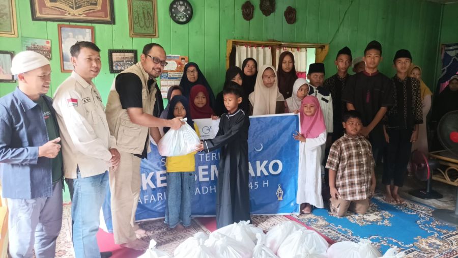Ramadan 1445 H, PWI PALI Bersama Medco E&P Gelar Baksos