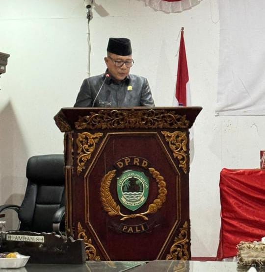 Rapat Paripurna DPRD PALI Tentang Perubahan APBD TA 2024
